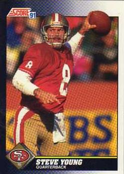 Steve Young San Francisco 49ers 1991 Score NFL #505